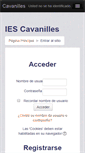 Mobile Screenshot of profes.cavanilles.com