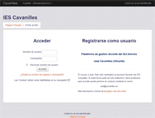 Tablet Screenshot of profes.cavanilles.com